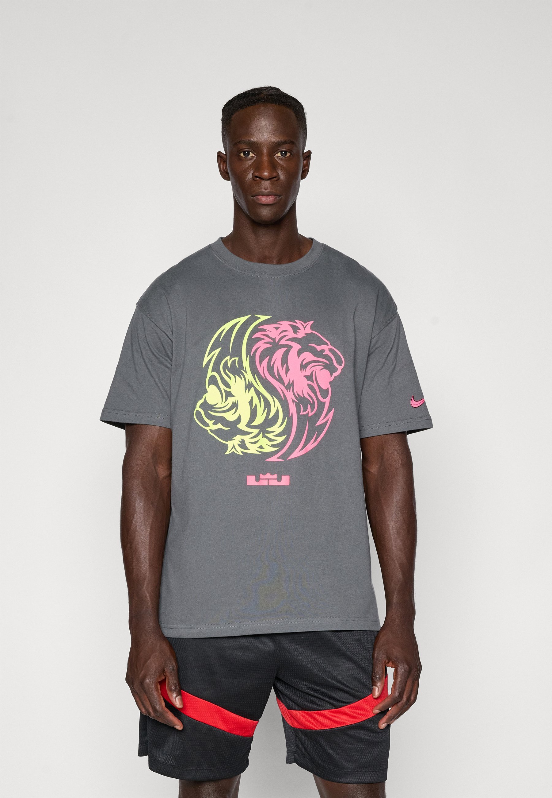 Nike Performance LEBRON JAMES LBJ TEE - Koszulka z nadrukiem - iron grey