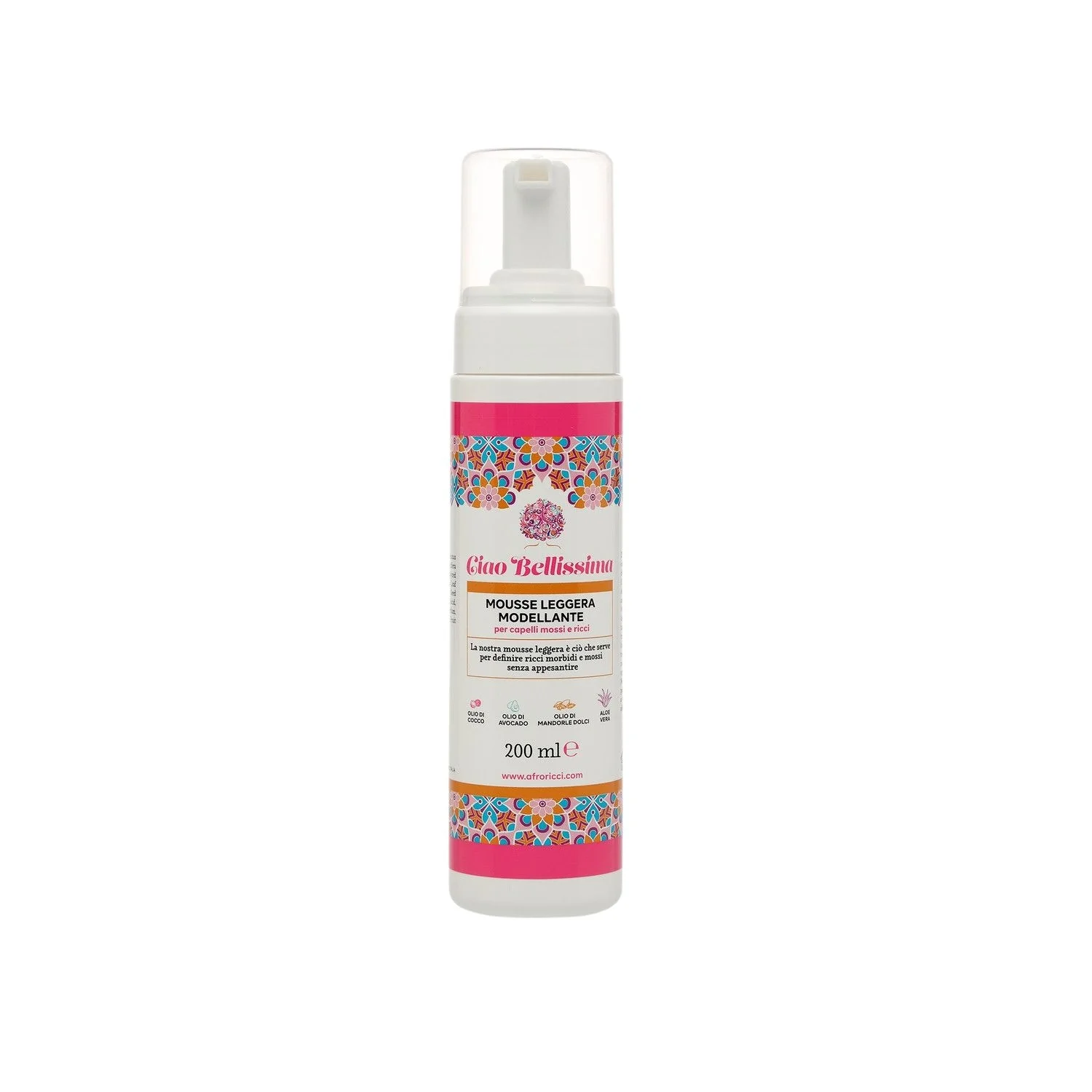Ciao Bellissima Mousse Leggera Modellante Per Capelli Mossi e Ricci - Mousse Ricci