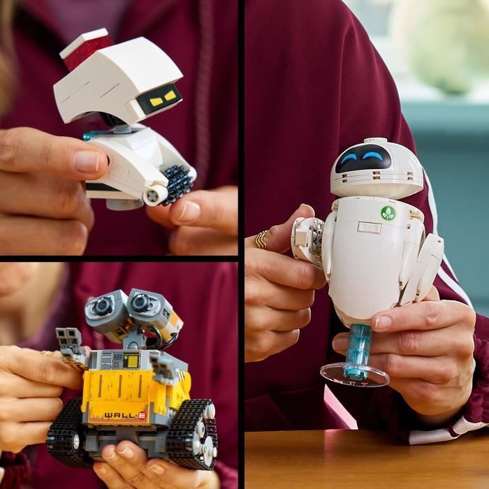 LEGO | Disney e Pixar 43279 WALL-E ed EVE - Set di costruzioni fai-da-te per adulti - Regalo