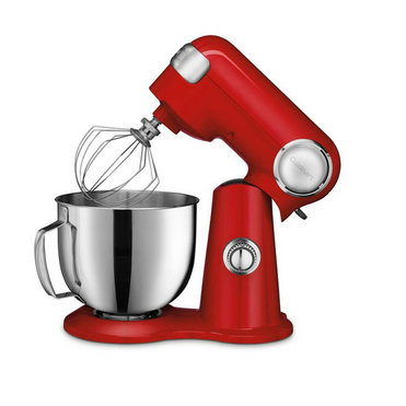 Precision Master 5,5 literes, 12 sebességes, öntöttvas állványos mixer piros színben
