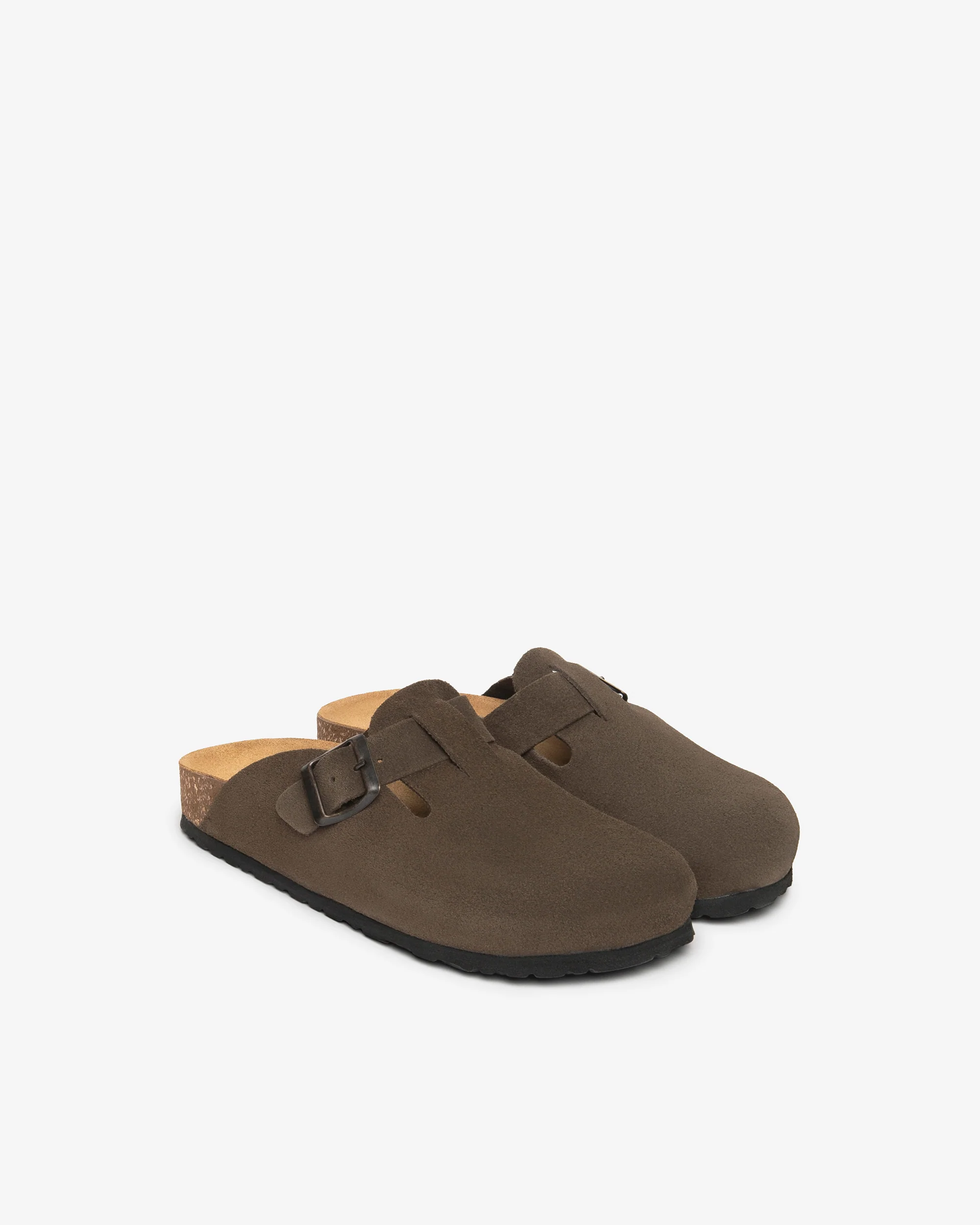  Damen-Wildlederpantoffeln