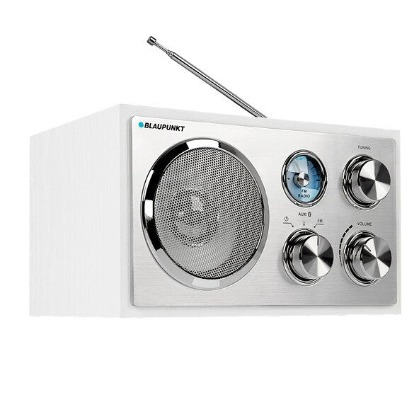 Nostalgi FM-radio RXN 180, hvit