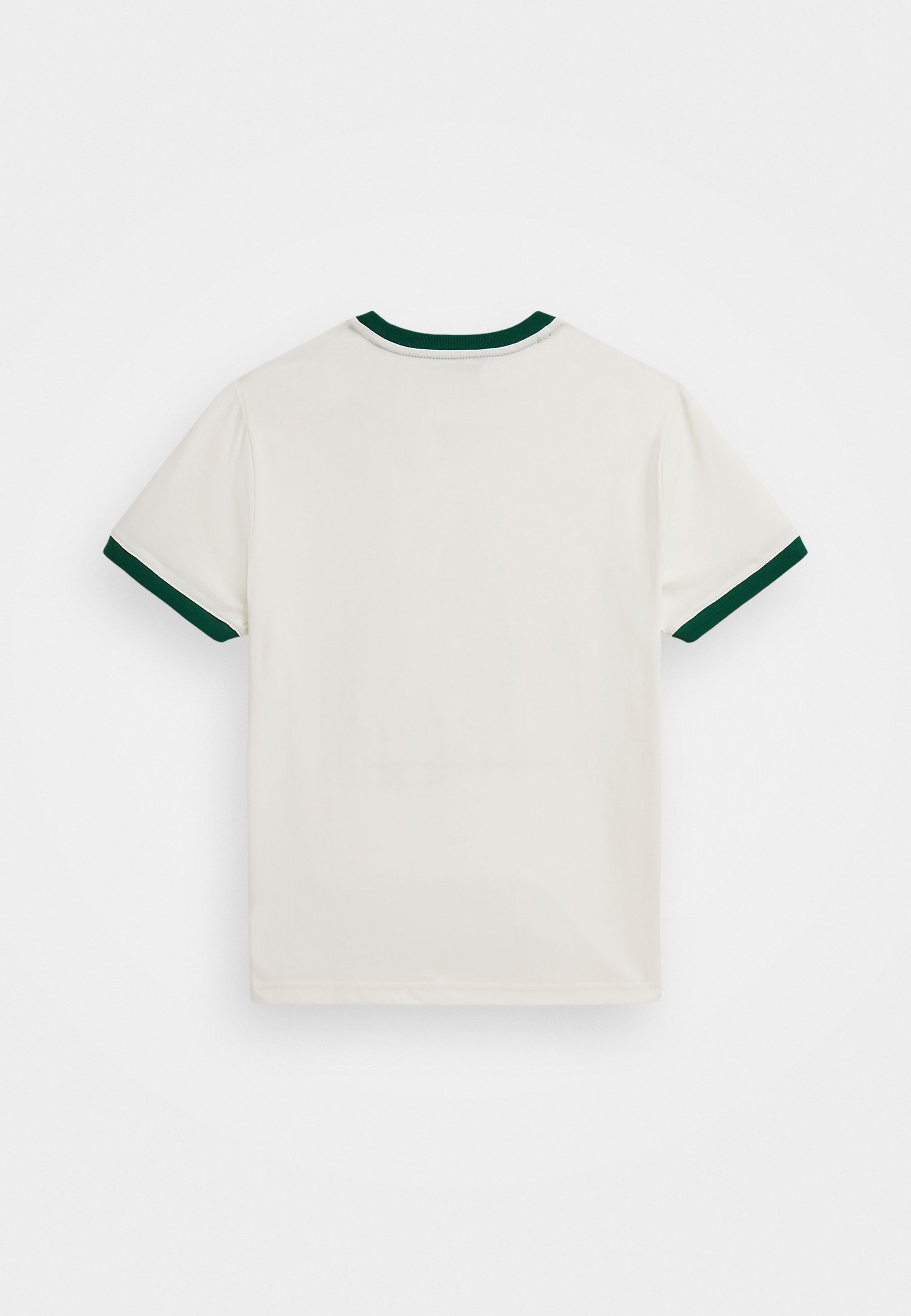 Polo Ralph Lauren POLO BEAR COTTON RINGER TEE - T-shirt stampata - bianco sporco