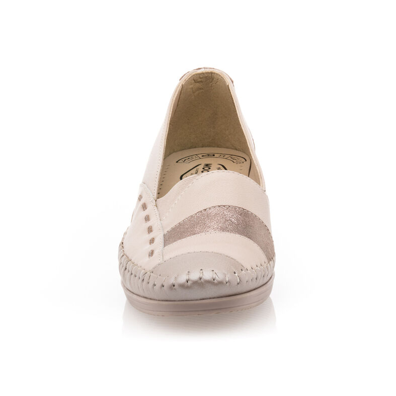 Sapatos femininos confortáveis bege