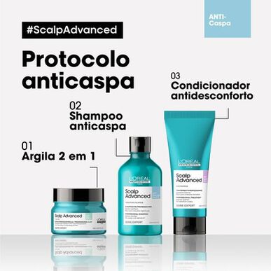 L'Oréal Professionnel Serie Expert Scalp Advanced Pelliculaire Schampo Lugnande torr och fet hårbotten Anti-mjällschampo 300 ml 300 ml