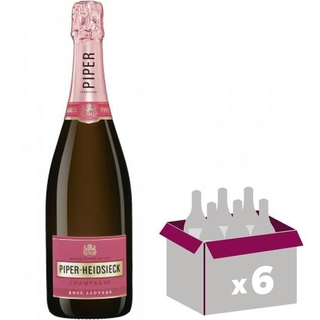 Piper-Heidsieck Champán Rosado Sauvage x6