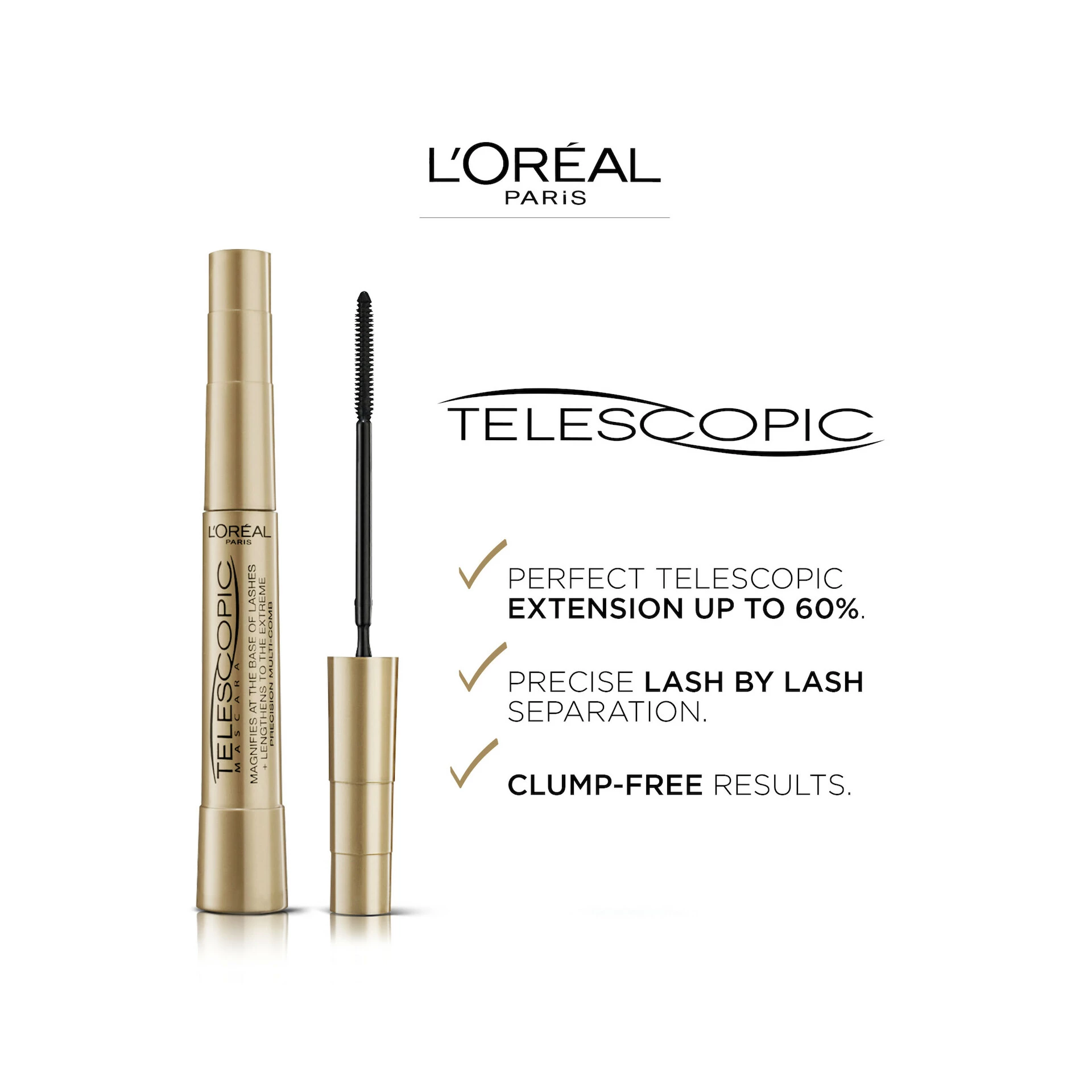 Телескопска маскара црна - L'Oréal Paris