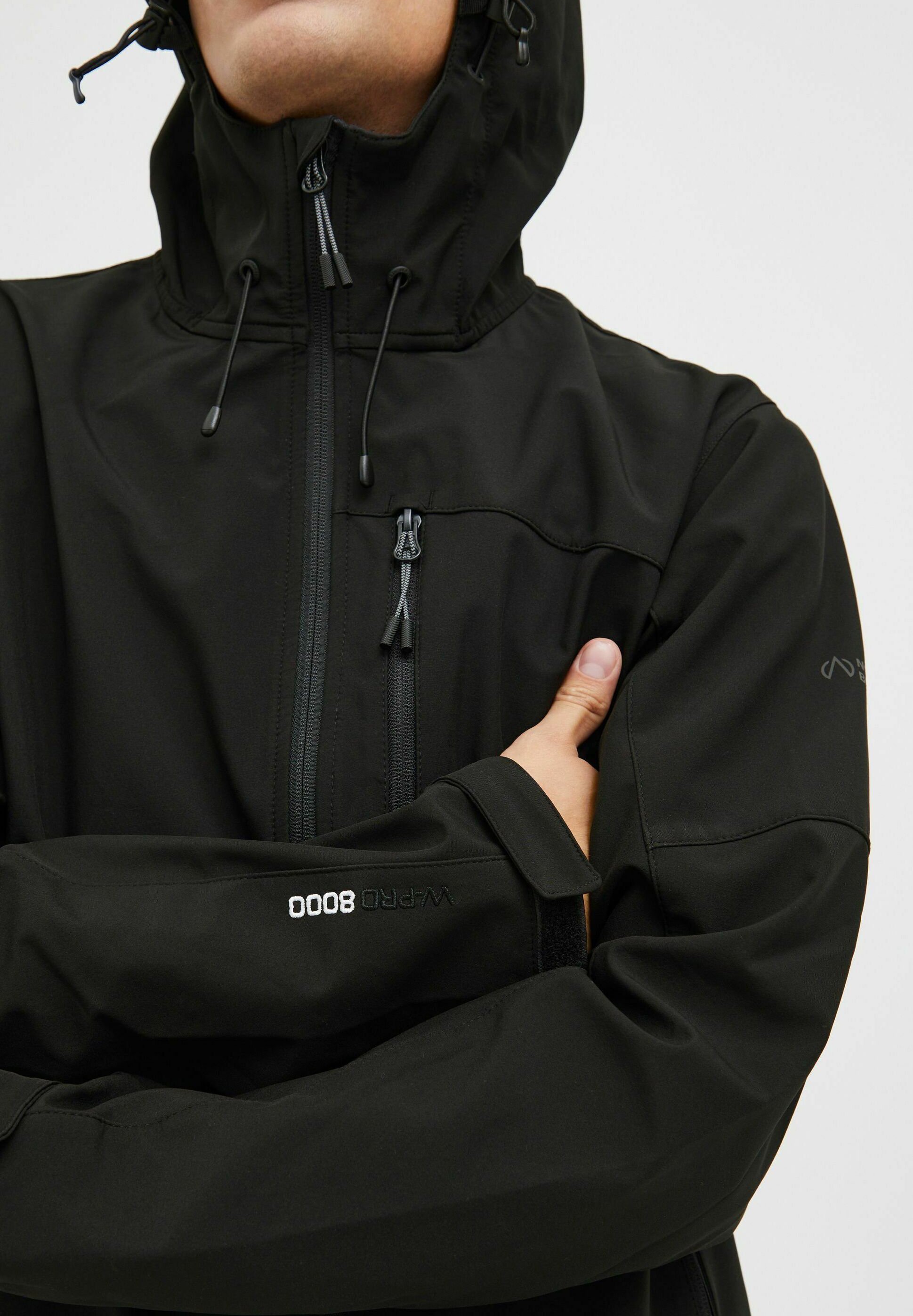 North Bend NBRODY M  W-PRO 8000 MIT WASSERDICHTER BESCHICHTUNG - Outdoor jacket - black