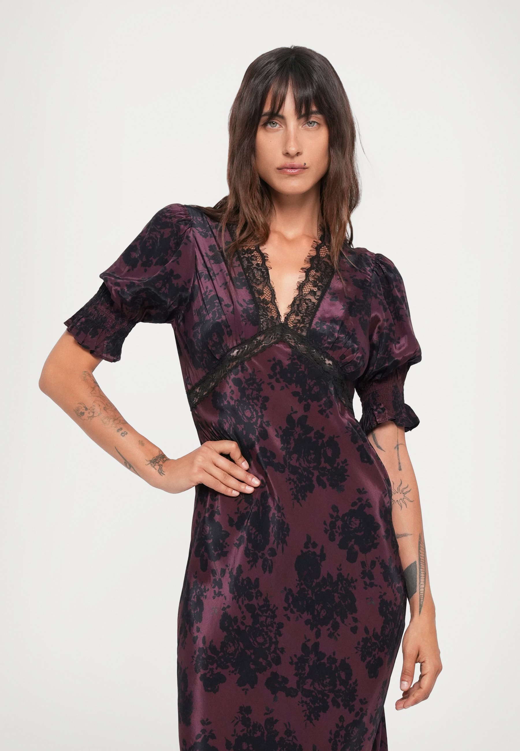 Robe Maisonêtre LUCY - Robe de cocktail / Robe de soirée - laque cerise