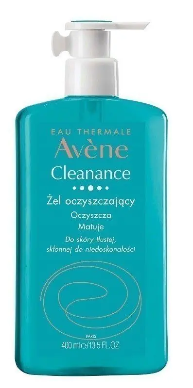Avène Cleanance Żel oczyszczający do cery tłustej i trądzikowej, 400 ml