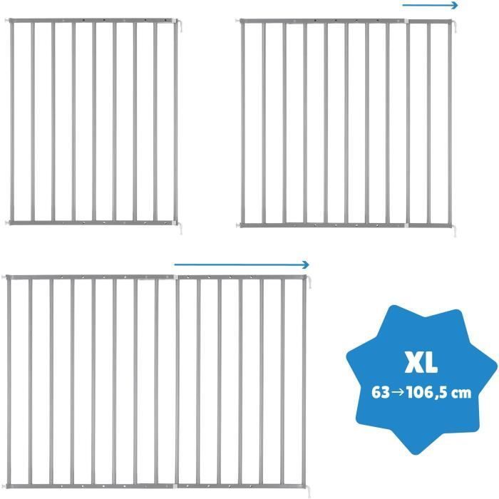 Badabulle Safe & Protect XL Sicherheitsgitter (60-107 cm)