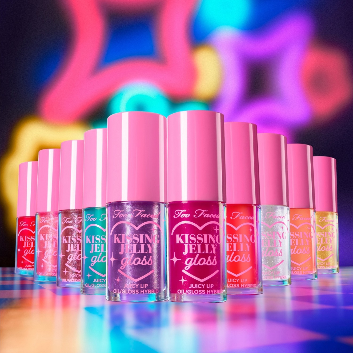 „Too Faced“ lūpų blizgis „Kissing Jelly“ – lūpų aliejaus blizgis – 4,5 ml