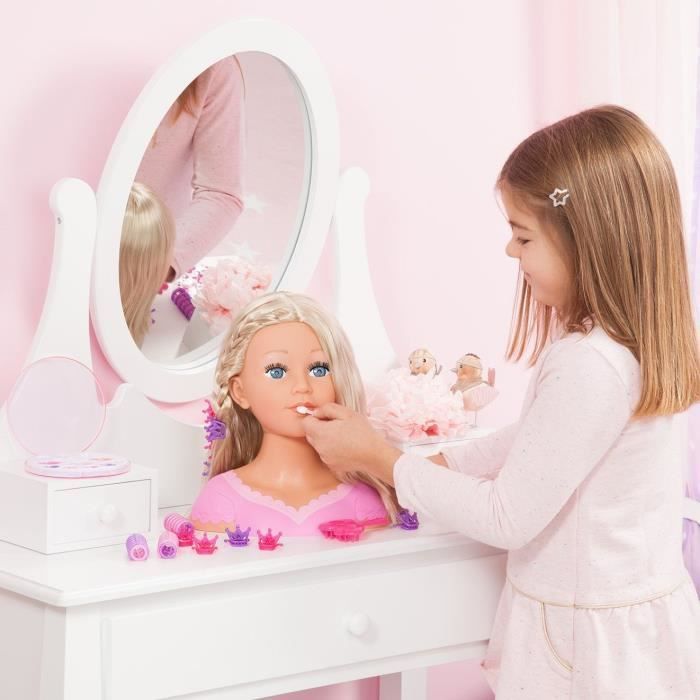 BAYER DESIGN – Charlene Super Model blonder Stylingkopf mit Make-up