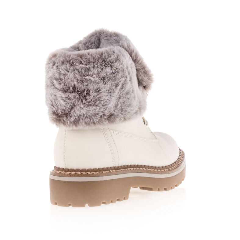 Weiße Damenstiefel / Stiefeletten