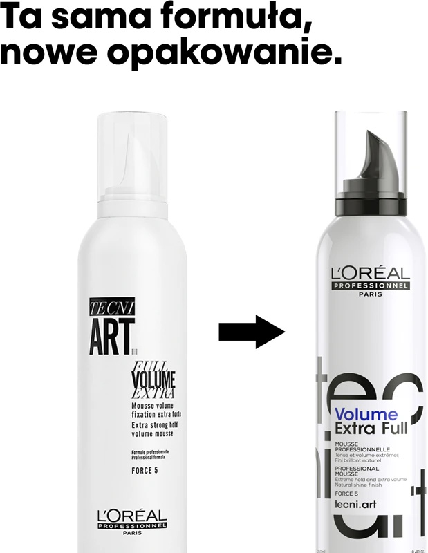 L'Oréal Professionnel Tecni.Art Full Volume Īpaši spēcīgas noturības putas apjoma palielināšanai