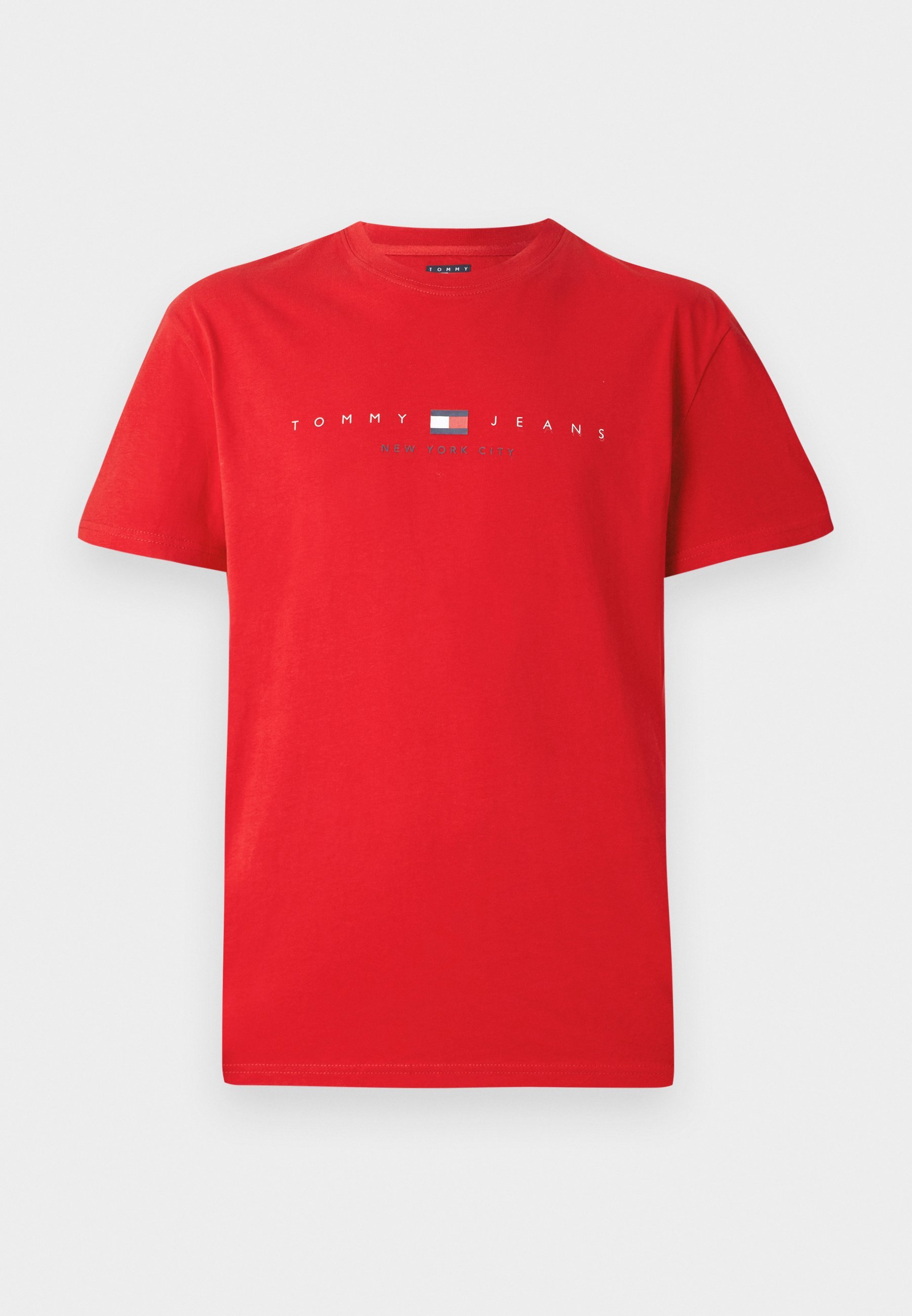 FLAG LINEAR TEE - T-shirts med print - sapphire redTommy Jeans