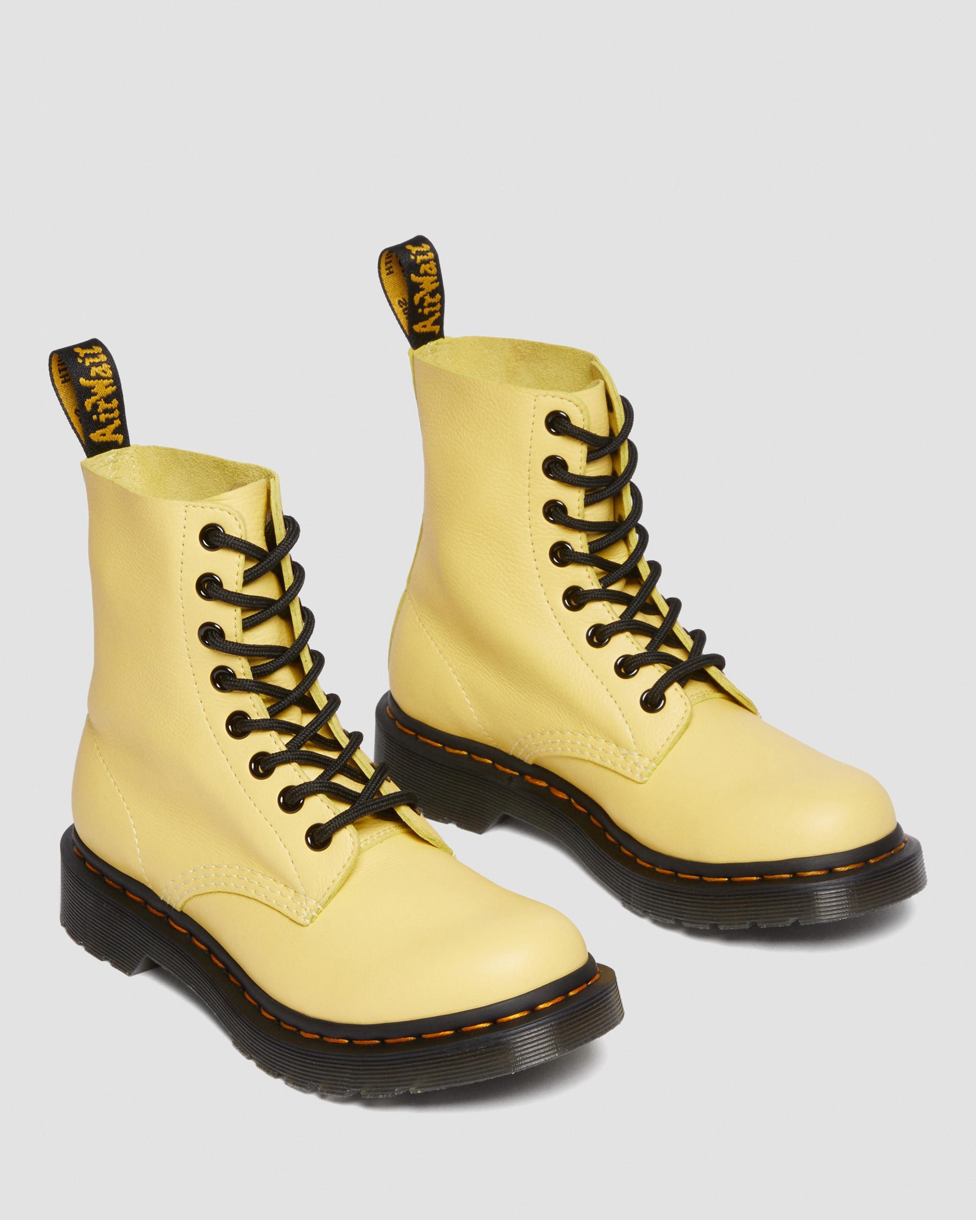 1460 Women's Pascal Black Eyelet Lace Up Boots