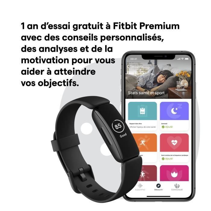FITBIT Inspire 2 - Fitness Tracker - Autonomia della batteria di 10 giorni - Nero