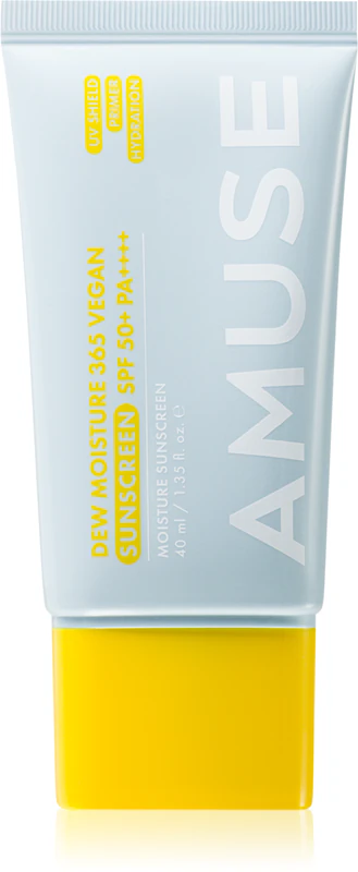 AMUSE Dew Moisture 365 Protetor solar facial vegano com propriedades hidratantes