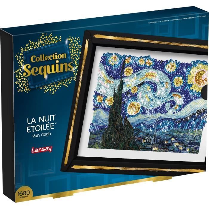 Askartelusarja - LANSAY - Paljettikokoelma - Tähtikirkas yö - Van Gogh - Ikä 14+