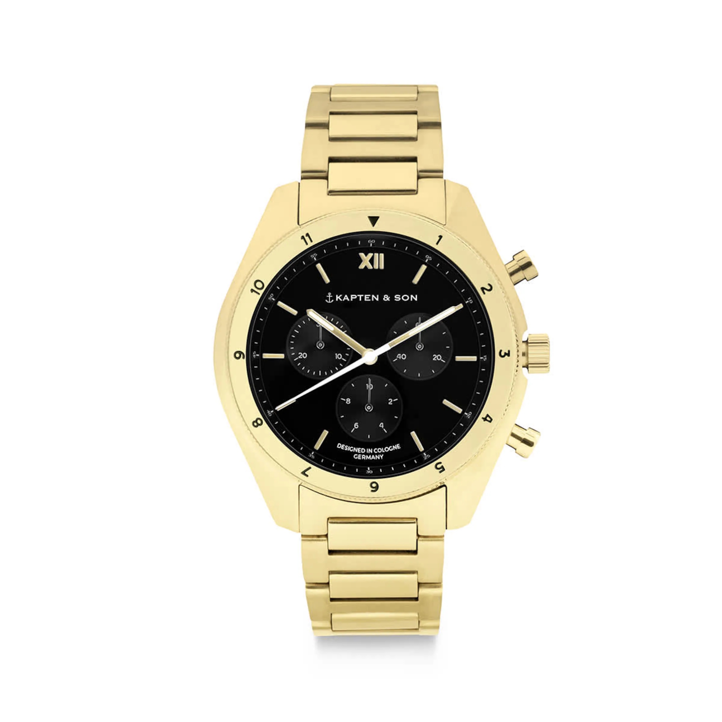 Rise Small Gold Black Steel