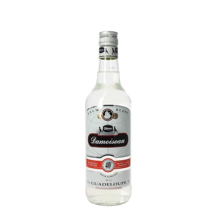 Weißer landwirtschaftlicher Rum - DAMOISEAU - Guadeloupe - 40 % vol - 70 cl