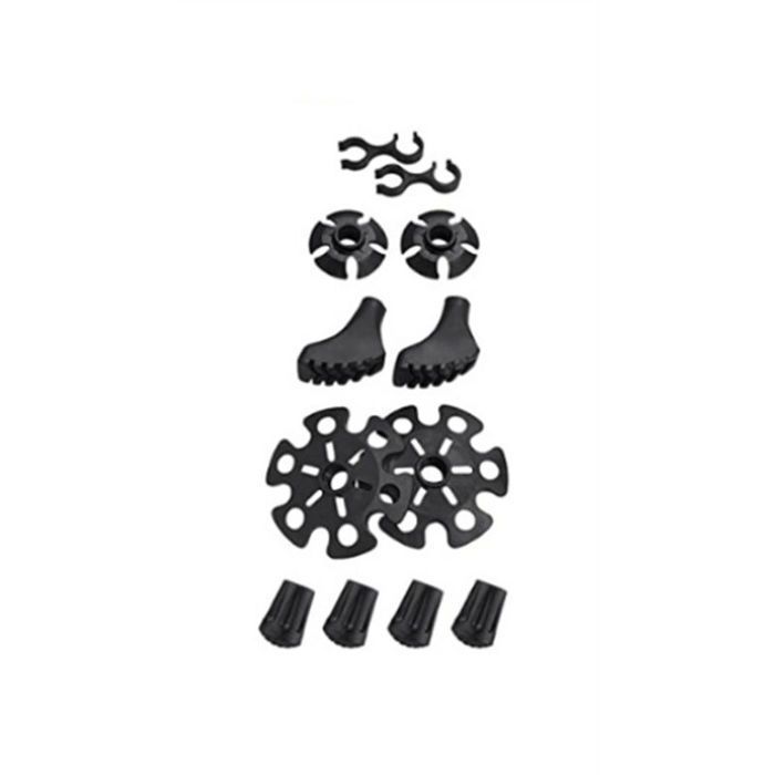 Bâtons de randonnée nordique télescopiques en aluminium (réglables),Ultraléger pour trekking/alpinisme avec poignée ergonomique,Bleu