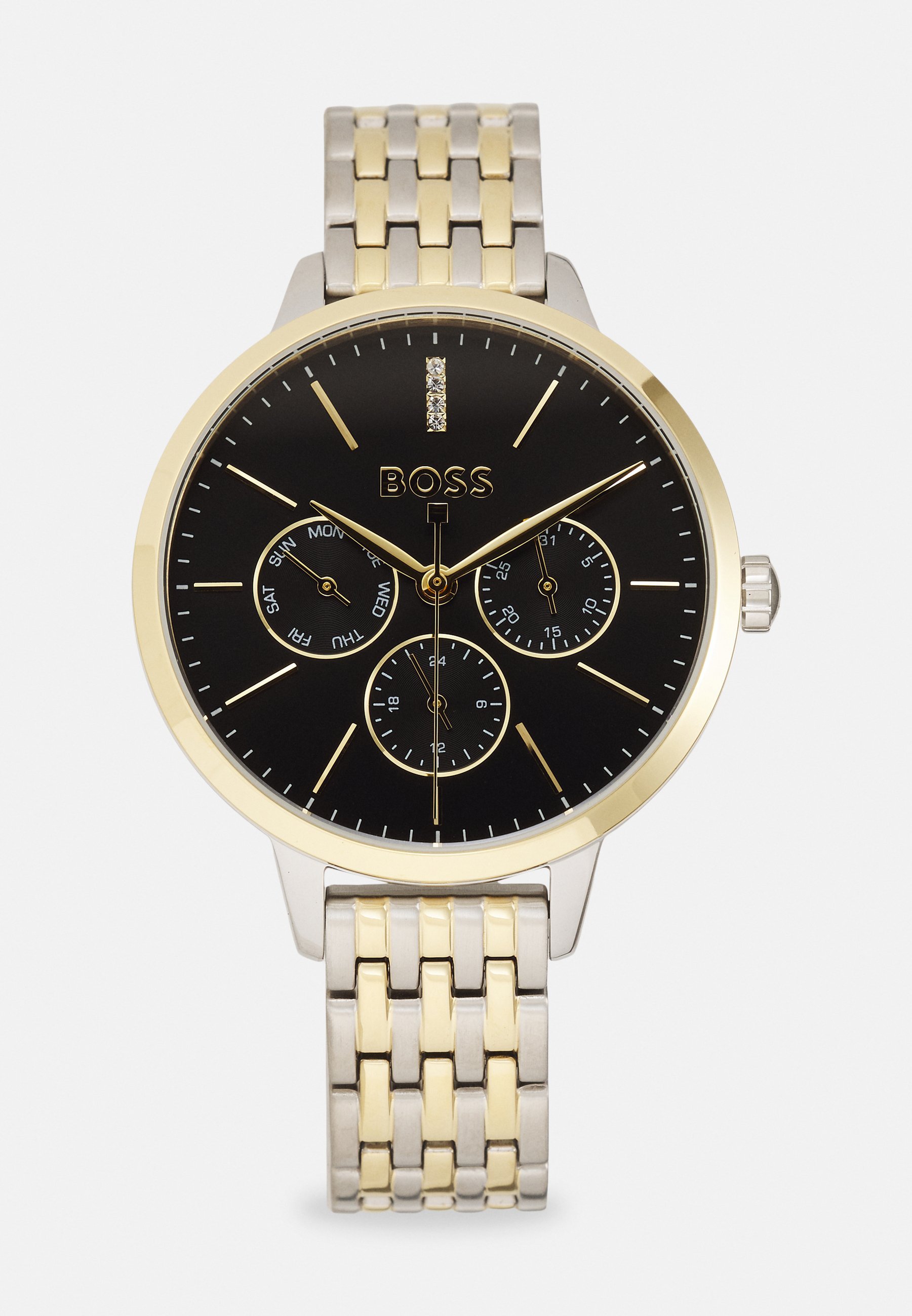 BOSS SYMPHONY - Horloge - zilverkleurig/zwart/goudkleurig