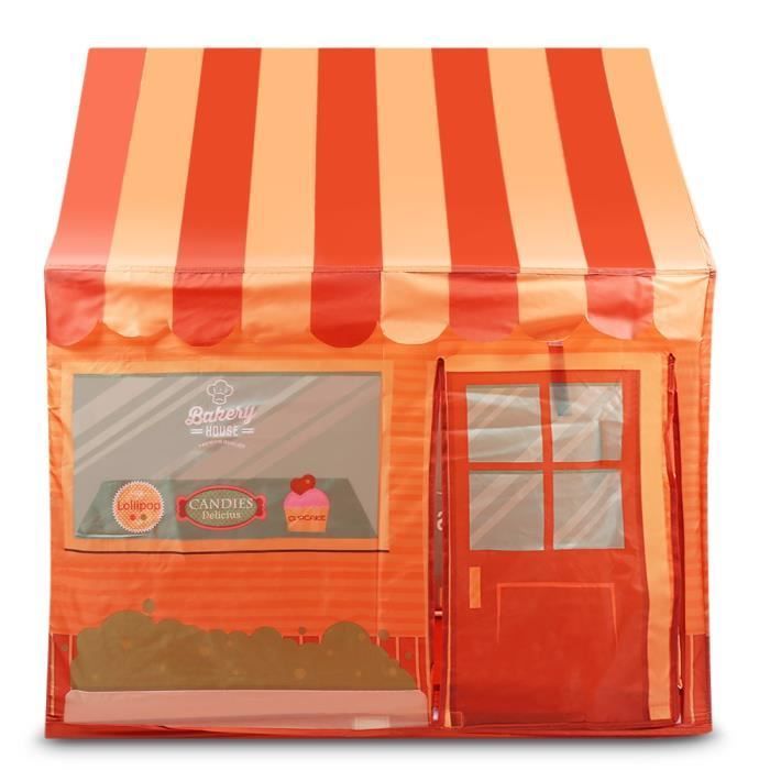Tente de Jeu maisonnette Enfant - SWAREY - Château de Princesse - Pliable - Intérieur Extérieur