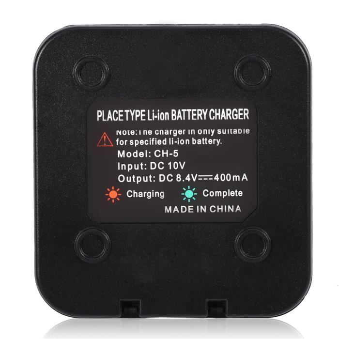 Cargador HURRISE para Baofeng UV-5R. Adaptador de corriente para cargador de escritorio de radio bidireccional Baofeng UV-5R.
