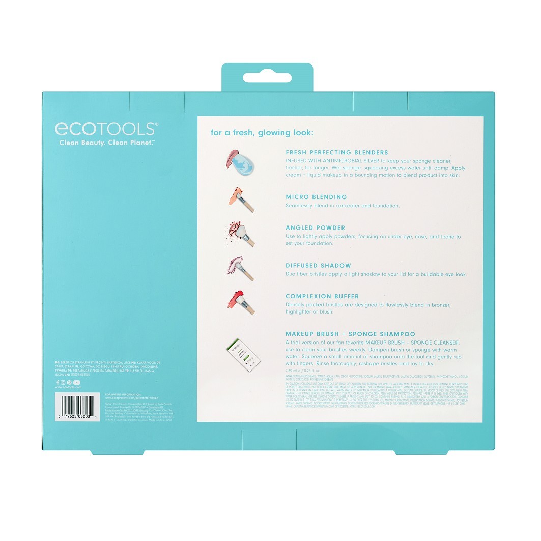 „Ecotools“ makiažo rinkinys „Ready Set Glow“ – 1 vnt.