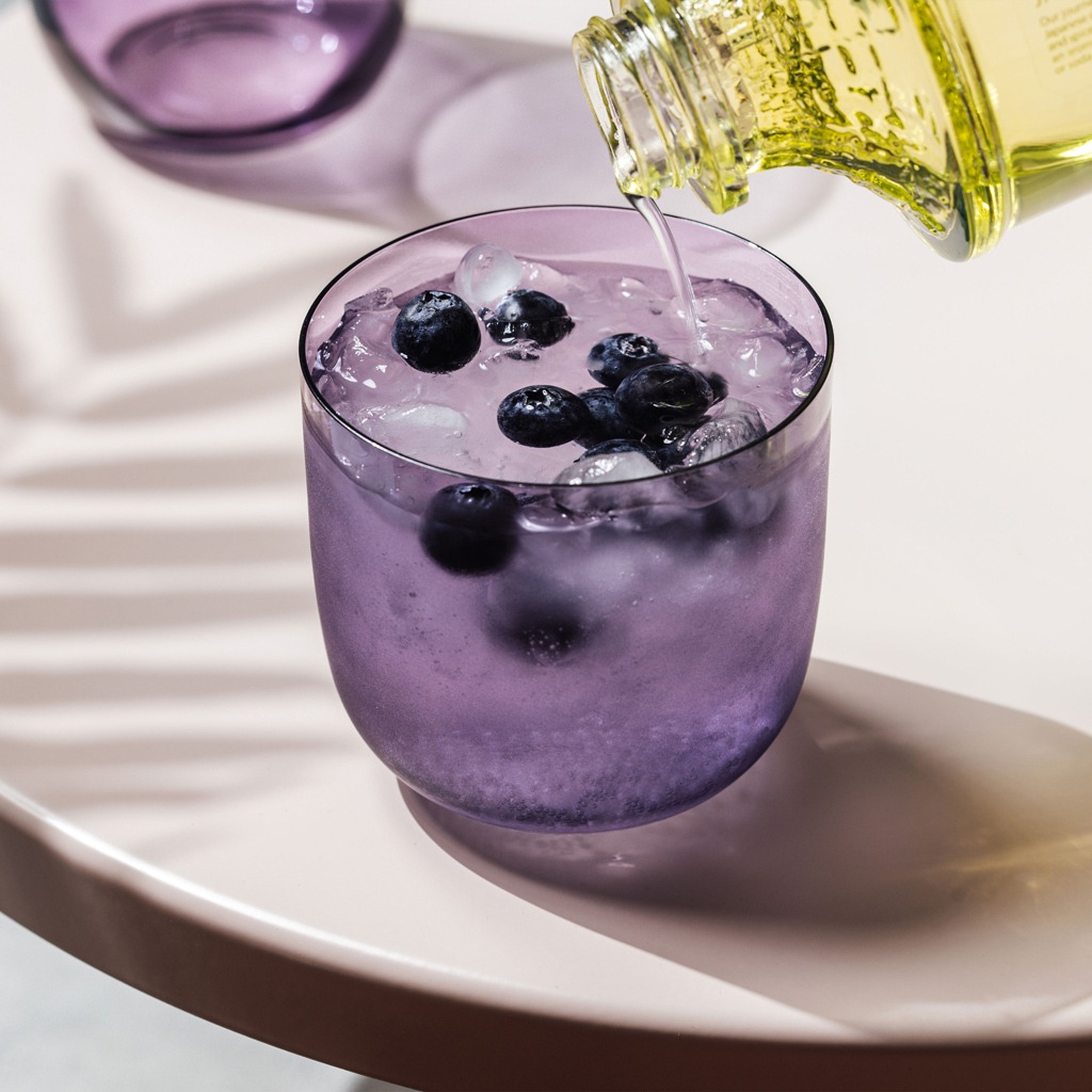 Verre à eau « Like » de Villeroy & Boch, lot de 2, couleur : lavande – 1 pièce