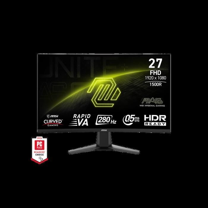 Monitor da gioco - MSI - MAG 276CXF - 27 pollici - Ultra HD 3840x2160 - Tempo di risposta 1 ms