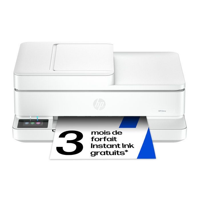 Imprimante tout-en-un HP Envy 6530e Jet d'encre couleur - Copie Scan - 3 mois d'Instant ink inclus avec HP+