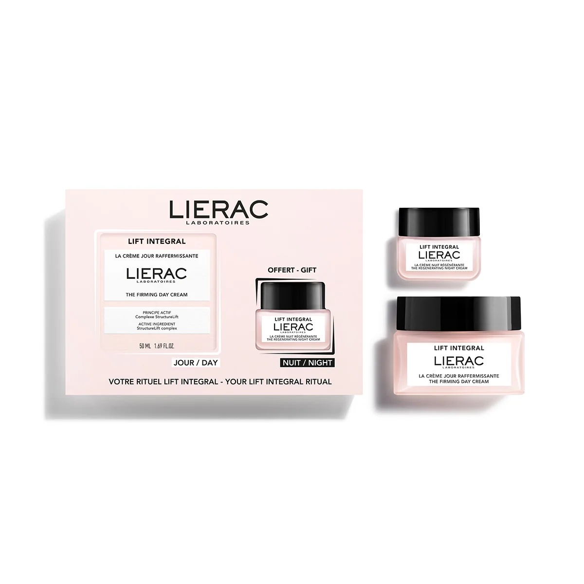 LIERAC Lierac Lift Integrale Set Dagcrème + Nachtcrème Verstevigende Dagcrème 50ml + Regenererende Liftende Nachtcrème 20ml