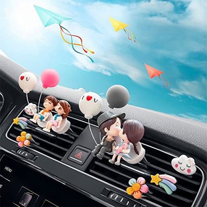 Auto-Lufterfrischer – GROSS – Aromatherapie-Clip – Diffusor – Dekoration – Verschiedene Farben
