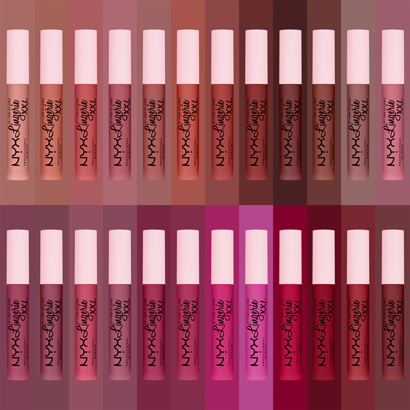 Batom líquido matte NYX Professional Makeup Lip Lingerie XXL