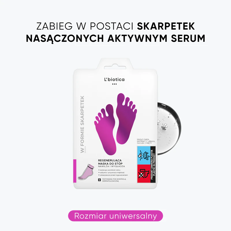 Regeneračná maska na nohy L'biotica Masks vo forme ponožiek