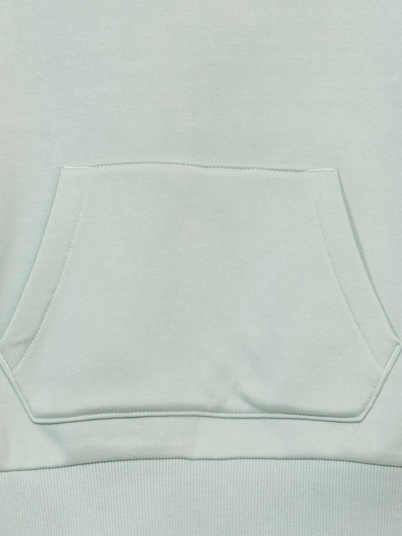 Zware fleece hoodie - Blauw