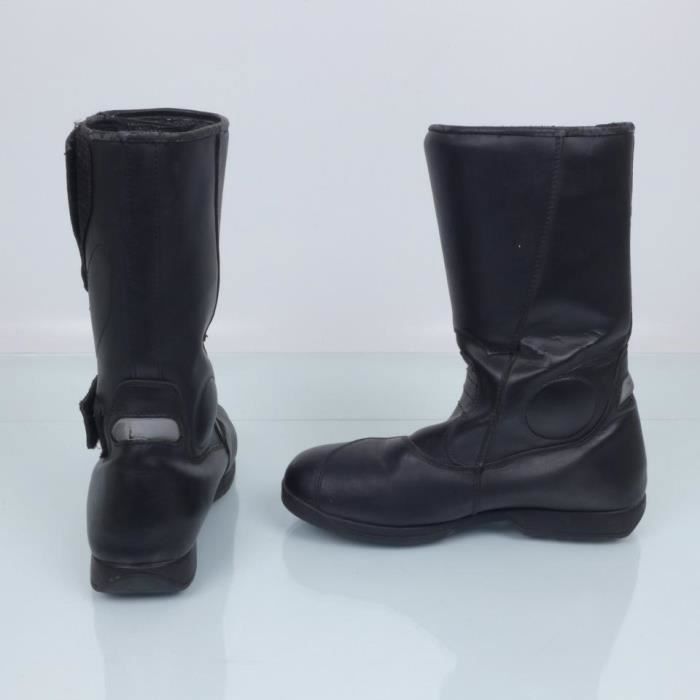 Botas de moto Wex Touring negras de piel sintética para hombre/mujer, talla 41, usadas.
