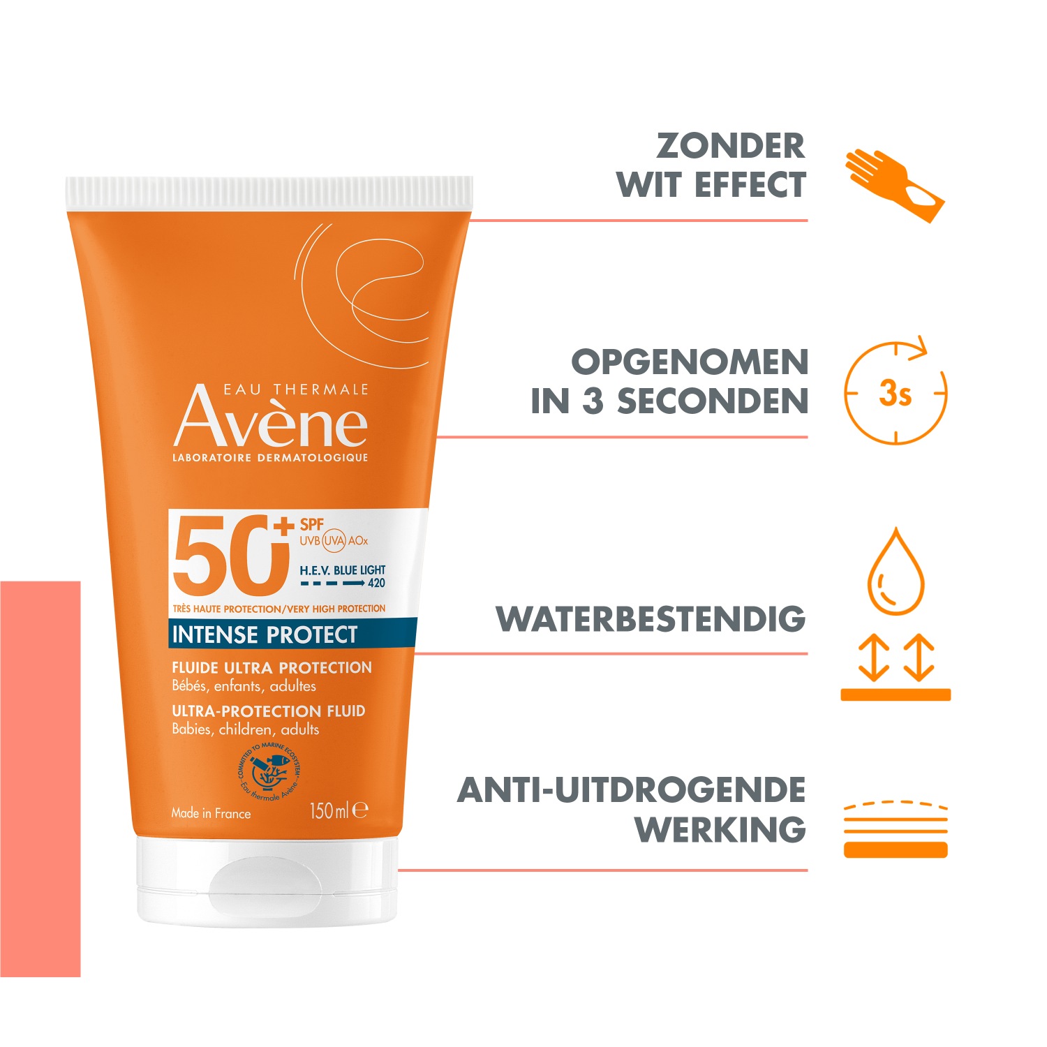 Avène Crema Solare Solaire Protezione Intensa SPF50+ - 150 ml