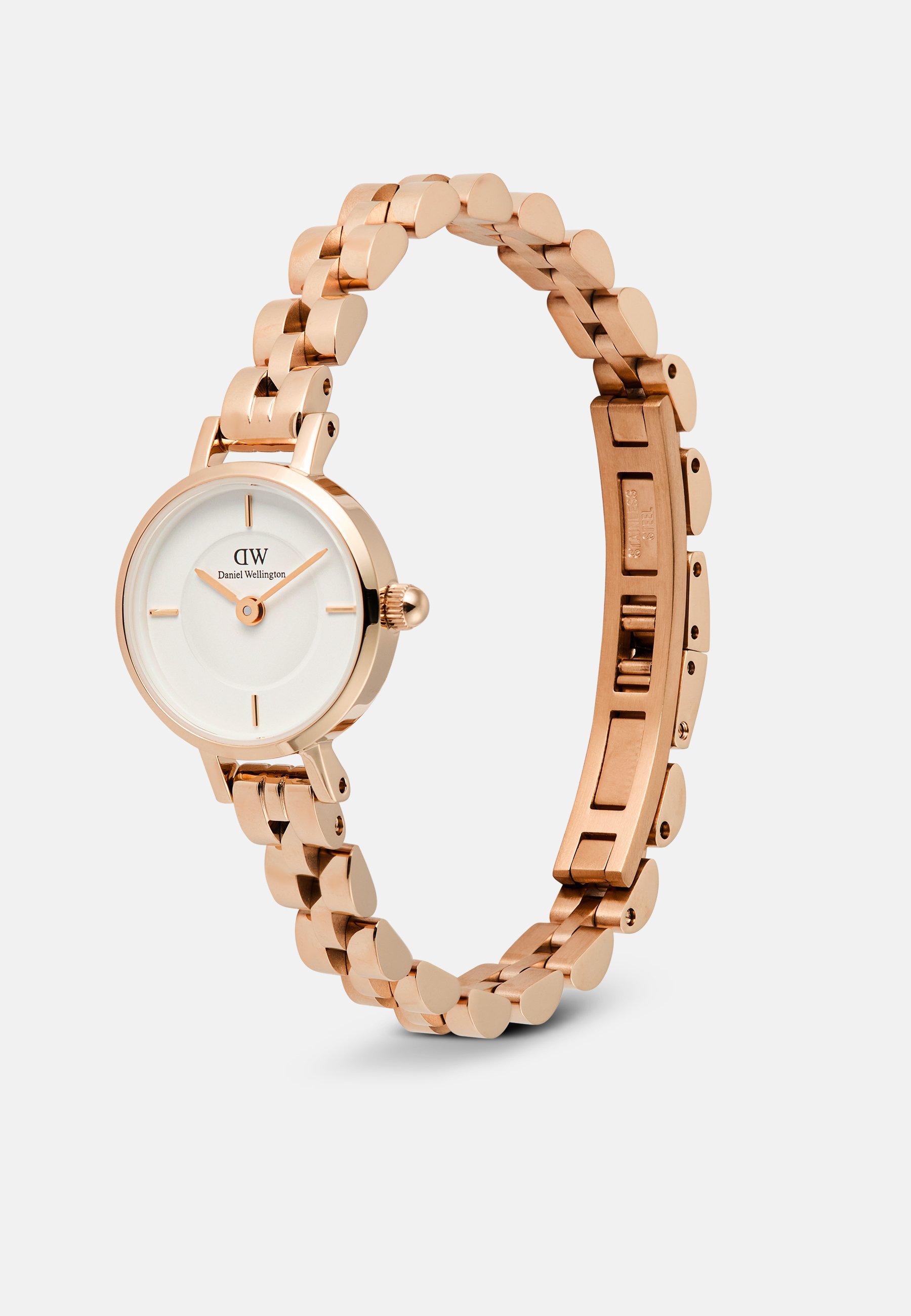 Montre Daniel Wellington PETITE ARCH 3-LINK - or rose