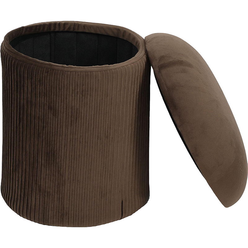 Hjemmepuff med oppbevaring ø 40x43,5 cm sopplignende