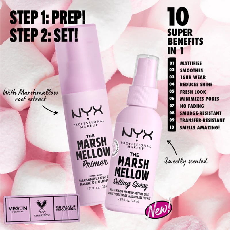NYX Professional Makeup The Marshmellow fiksirni sprej