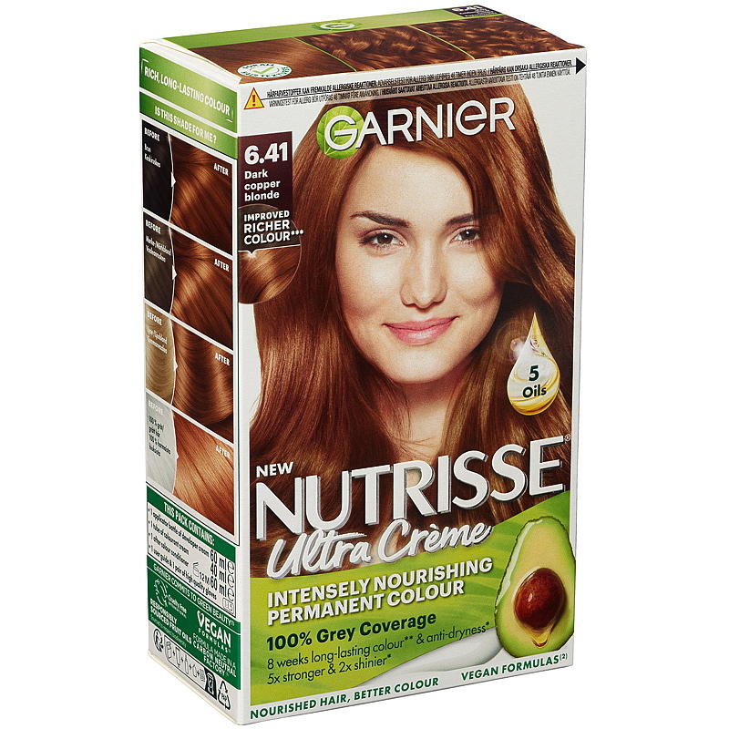 Garnier Nutrisse Creme 6.41 Biondo Rame Scuro
