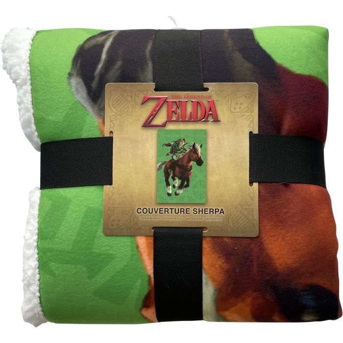 Sherpa deken - ZELDA - Link en Epona - 100 x 150 cm