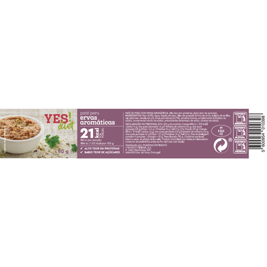 YES!dieet kalkkunapatee aromaattisilla yrteillä 90 g 90 g