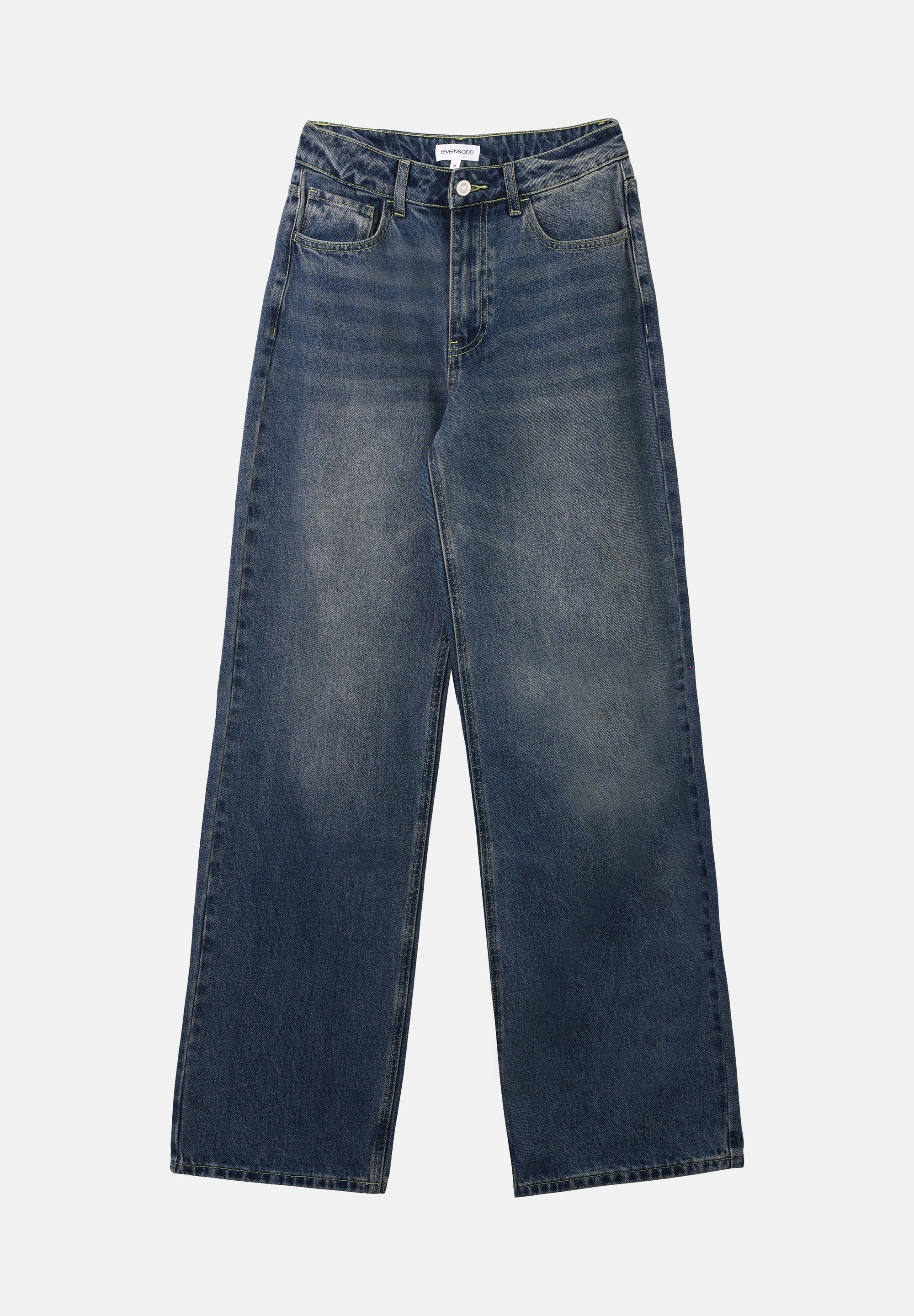 Even&Odd Tall Relaxed fit jeans - vuil denim