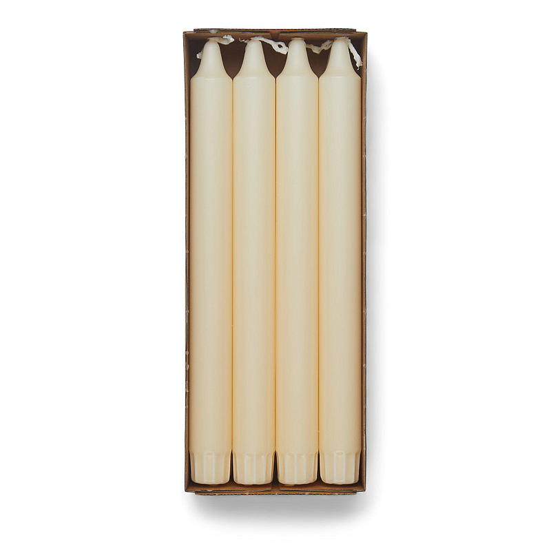 Vie Eco Crown ljus 8-pack 24 cm eko elfenben