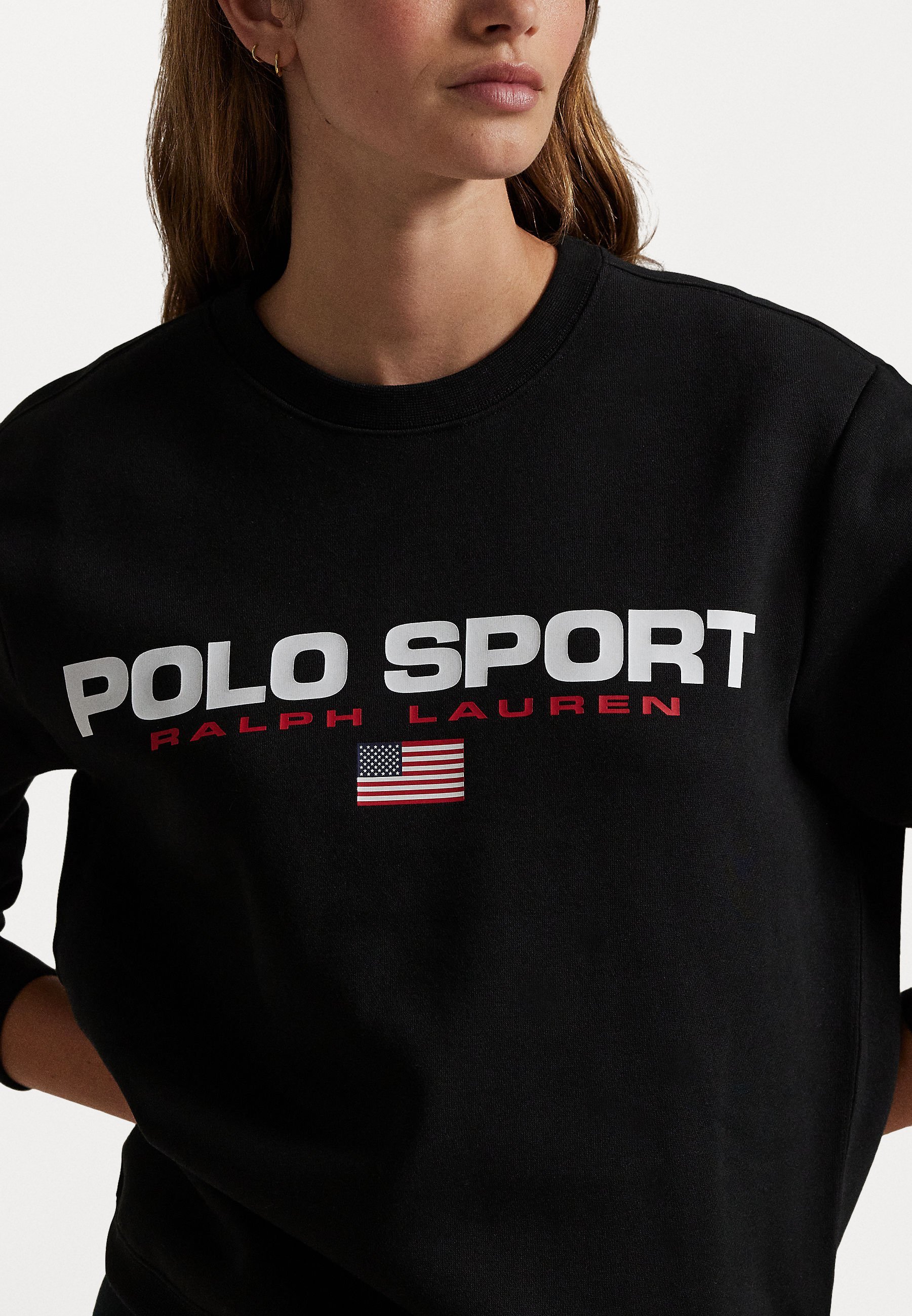 Polo Ralph Lauren POLO SPORT SWEATSHIRT UNISEX - Sweatshirt - black/white